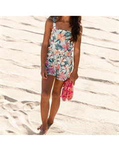 Комбинезон с принтом «гибискус» в цвете Multi Deux par deux