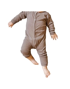 Комбинезон с застежкой-молнией цвета латте, цвет latte Go gently nation