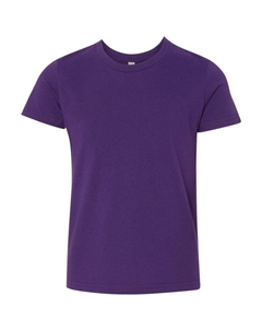 Молодежная футболка, цвет team purple Bella+canvas