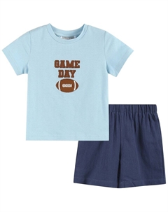 Футболка и короткое платье Game Day Fan, синий Lil cactus