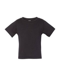 Трикотажная футболка для младенцев, черный Bella+canvas