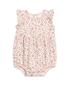 Комбинезон Alma Floral из органического хлопка белого цвета Colored organics