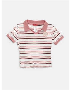 Полосатое поло JJ (7-14), розовый Guess factory