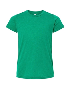 Футболка Youth Triblend, цвет kelly triblend Bella+canvas