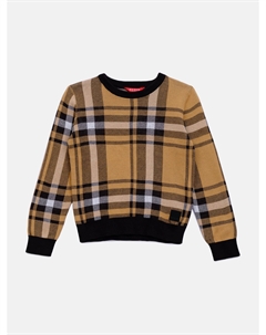 Клетчатый свитер Hertz (7-16), цвет toasted taupe multi Guess factory