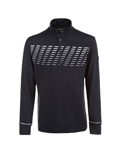 Рубашка с длинными рукавами "Loopy Jr.", с быстросохнущей технологией QUICK DRY, черный Endurance