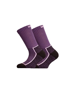 Носки "SAANA JR 2-pack" (2 пары), со структурой Flextech, фиолетовый Uphillsport