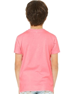 Футболка молодежная CVC Jersey, неоново-розовый Bella+canvas