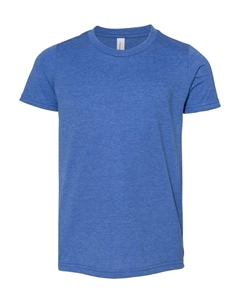 Футболка молодежная CVC Jersey, цвет heather true royal Bella+canvas