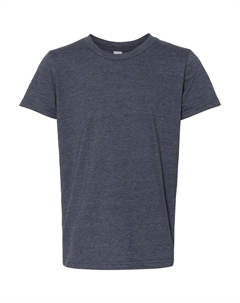 Футболка молодежная CVC Jersey, цвет heather navy Bella+canvas