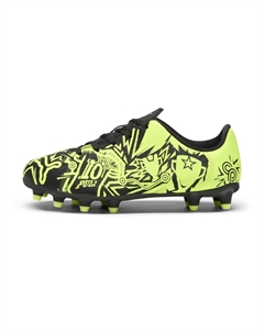 Футбольные бутсы x CHRISTIAN PULISIC TACTO II для твердого грунта/искусственного грунта, цвет black/electric lime Puma