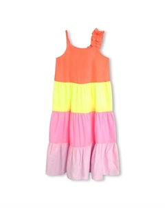 Разноцветное платье без рукавов, цвет multi Billieblush