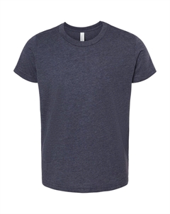 Футболка молодежная CVC Jersey, цвет heather midnight navy Bella+canvas