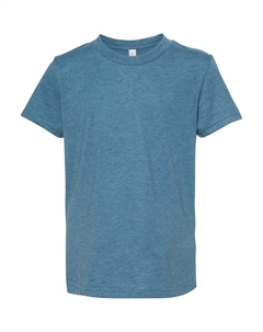 Футболка молодежная CVC Jersey, цвет heather deep teal Bella+canvas