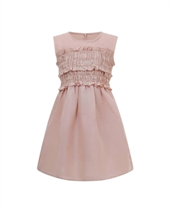 Льняное платье со сборками, розовый Balou