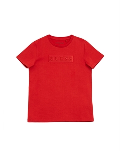 Футболка с вышитым логотипом Harvey (7-18), цвет rugby red Guess factory