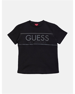 Футболка с круглым вырезом Asher (7-16), черный Guess factory