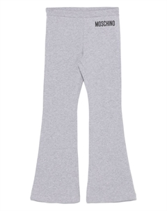 Расклешенные брюки, серый Moschino kids