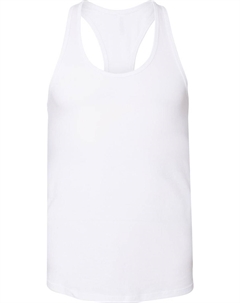 Женская майка из джерси-борцовки, белый Bella+canvas