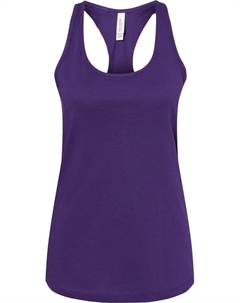 Женская майка из джерси-борцовки, цвет team purple Bella+canvas