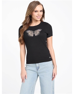 Футболка с бабочкой Eco Tullia, черный Guess factory