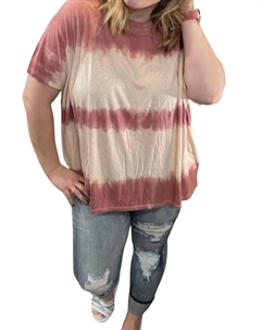 Свободный крой, туника Wave Washed в лиловом цвете Easel