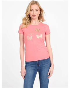 Футболка с бабочкой Eco Athalia, цвет revival rose Guess factory