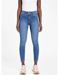 Узкие джинсы Eco Emilia с высокой посадкой, цвет medium wash Guess factory