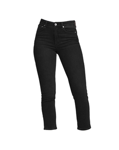 Джинсы Nina High Rise Ankle Cigarette Highland Jeans черного цвета Rag & bone