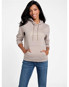 Худи с логотипом Eco Itzel, цвет moondust Guess factory