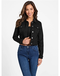 Джинсовая куртка Eco Camilia, черный Guess factory