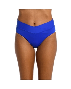 Плавки-брифы Island Goddess Crossover с высокой талией цвета сапфир, цвет sapphire La blanca