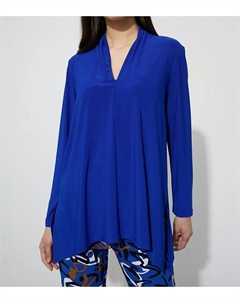 Туника с V-образным вырезом цвета «королевский сапфир», цвет royal sapphire Joseph ribkoff