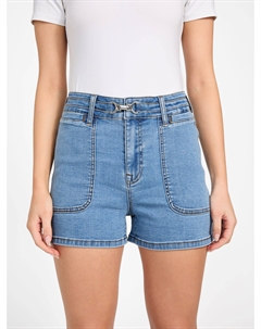 Джинсовые шорты Dahlia с высокой посадкой, цвет medium wash Guess factory