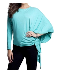 Асимметричный верх-туника цвета мяты, цвет mint Angel