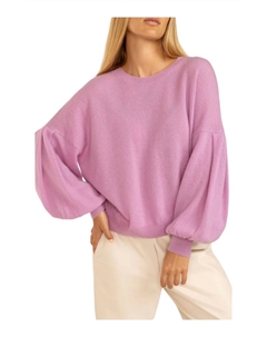 Свитер Mimi Puff Balloon в лиловом цвете Crush