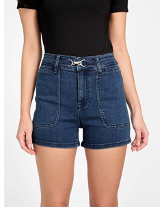 Джинсовые шорты Dahlia с высокой посадкой, цвет dark wash Guess factory