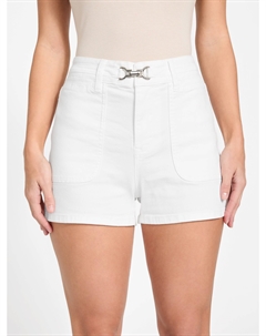 Джинсовые шорты Dahlia с высокой посадкой, цвет white wash destory Guess factory