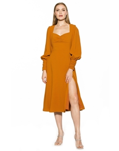 Платье миди Travi, коричневый Alexia admor