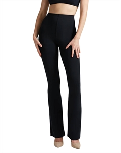 Расклешенные леггинсы из неопрена черного цвета Commando