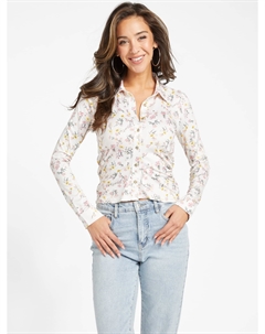 Топ на пуговицах Eco Karen, цвет timeless travel Guess factory