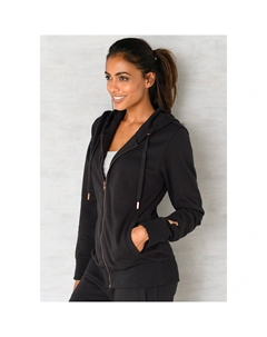 Толстовка для домашней одежды с карманами и молнией, костюм для отдыха Loungewear, черный Bench