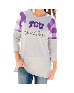 Tcu Get In Check Туника Серый/фиолетовый Gameday couture