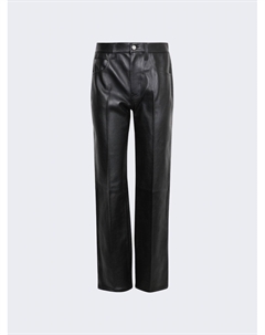 Свободные прямые брюки средней посадки с пятью карманами, черные Alexander wang