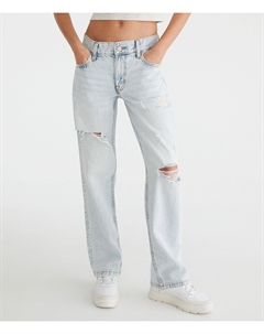 Мешковатые джинсы с низкой посадкой, цвет light wash Aéropostale