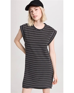 Женское платье-футляр из плотного джерси, цвет черный, многоцветный, размер L Rag & bone