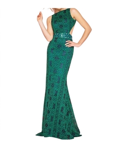 Женское платье, зеленый Mac duggal