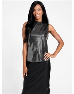 Топ Margo Sequin, цвет gunmetal Guess factory