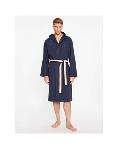 Мужской халат Iconic French Terry, синий Hugo boss