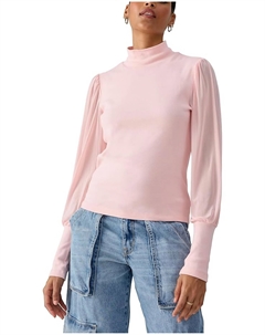 Топ с сетчатыми рукавами On My Mind цвета фарфора, цвет porcelain Sanctuary